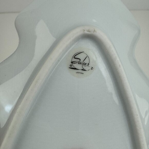 Vtg Christmas Eve Tree Shaped Dish Salem Brand Porcelain Fine China Holiday - Picture 11 of 14